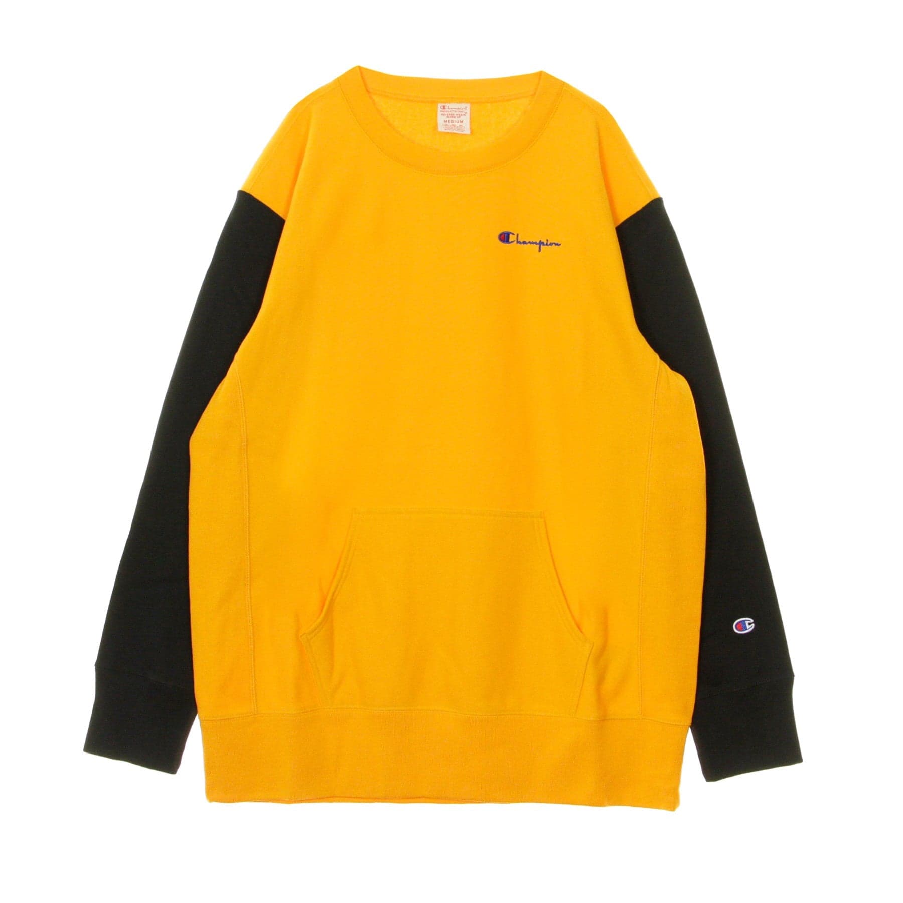 CHAMPION Felpa Leggera Girocollo Uomo Crewneck Sweatshirt Orange - 4