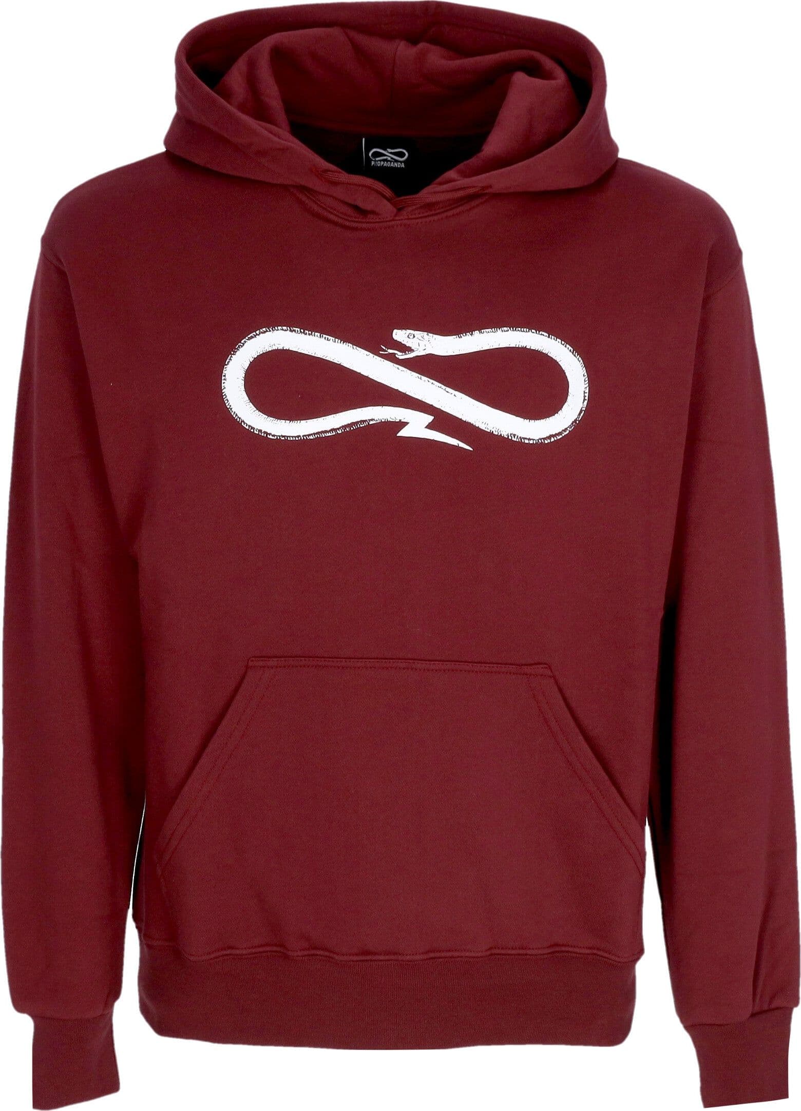 PROPAGANDA Felpa Cappuccio Uomo Logo Og Hoodie Garnet - 3