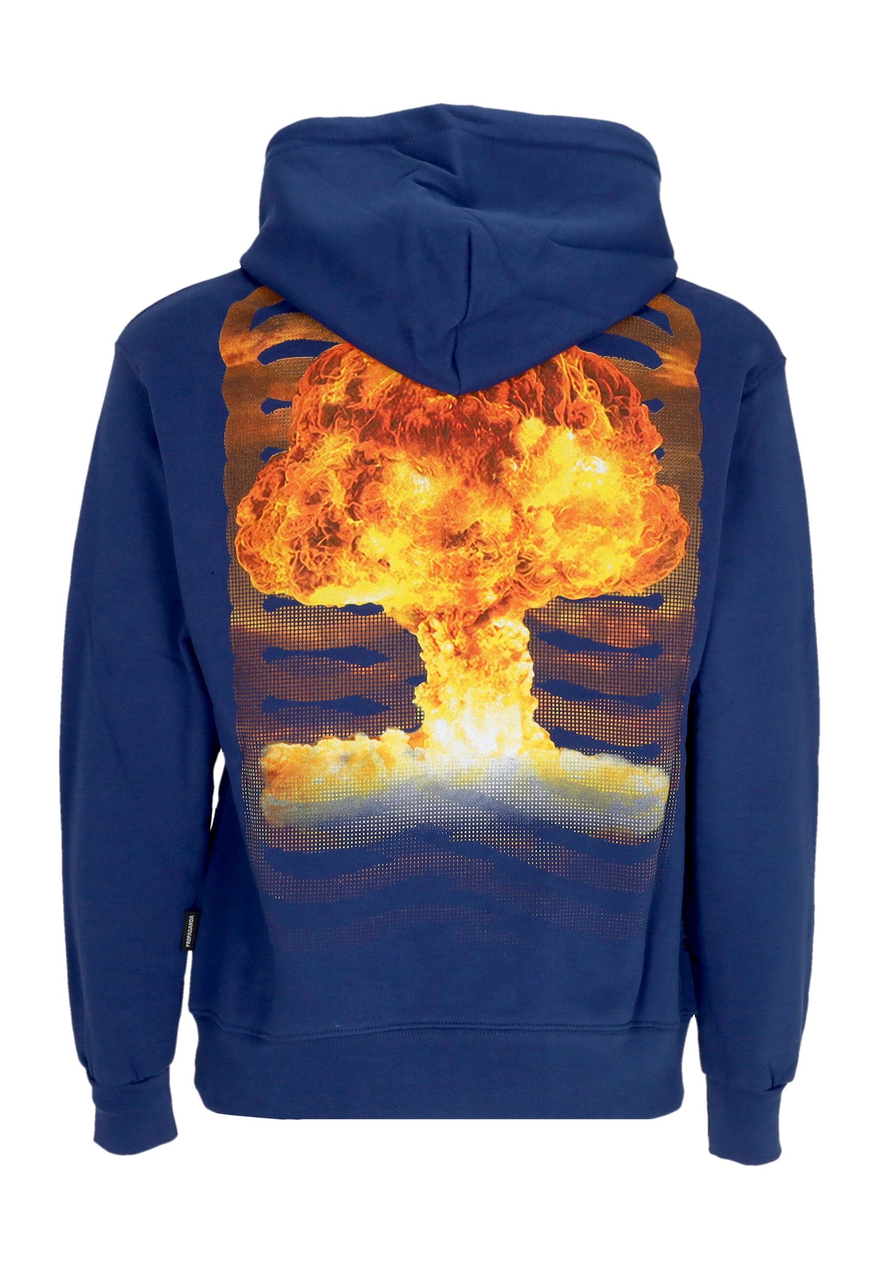 PROPAGANDA Felpa Cappuccio Uomo Ribs Atomic Hoodie Spectre - 3