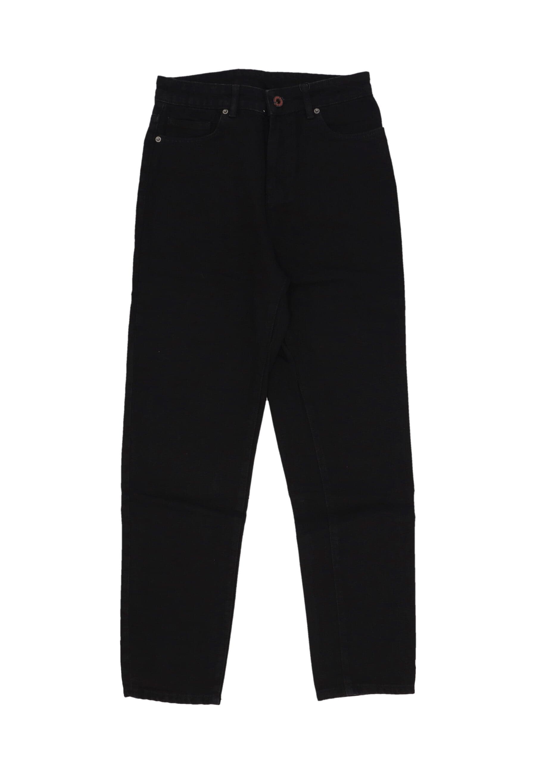 VISION OF SUPER Jeans Uomo Skull Print Denim Black - 3