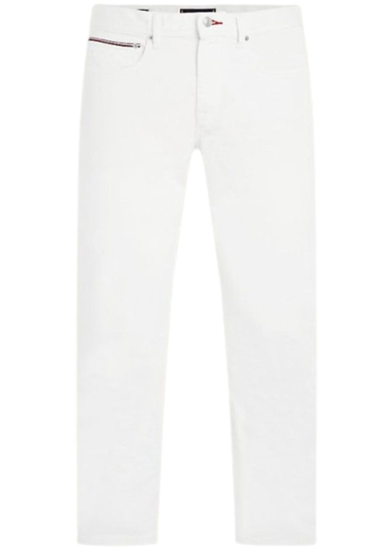 Tommy Hilfiger  jeans TAPERED HOUSTON PSTR GALE WHITE - 5