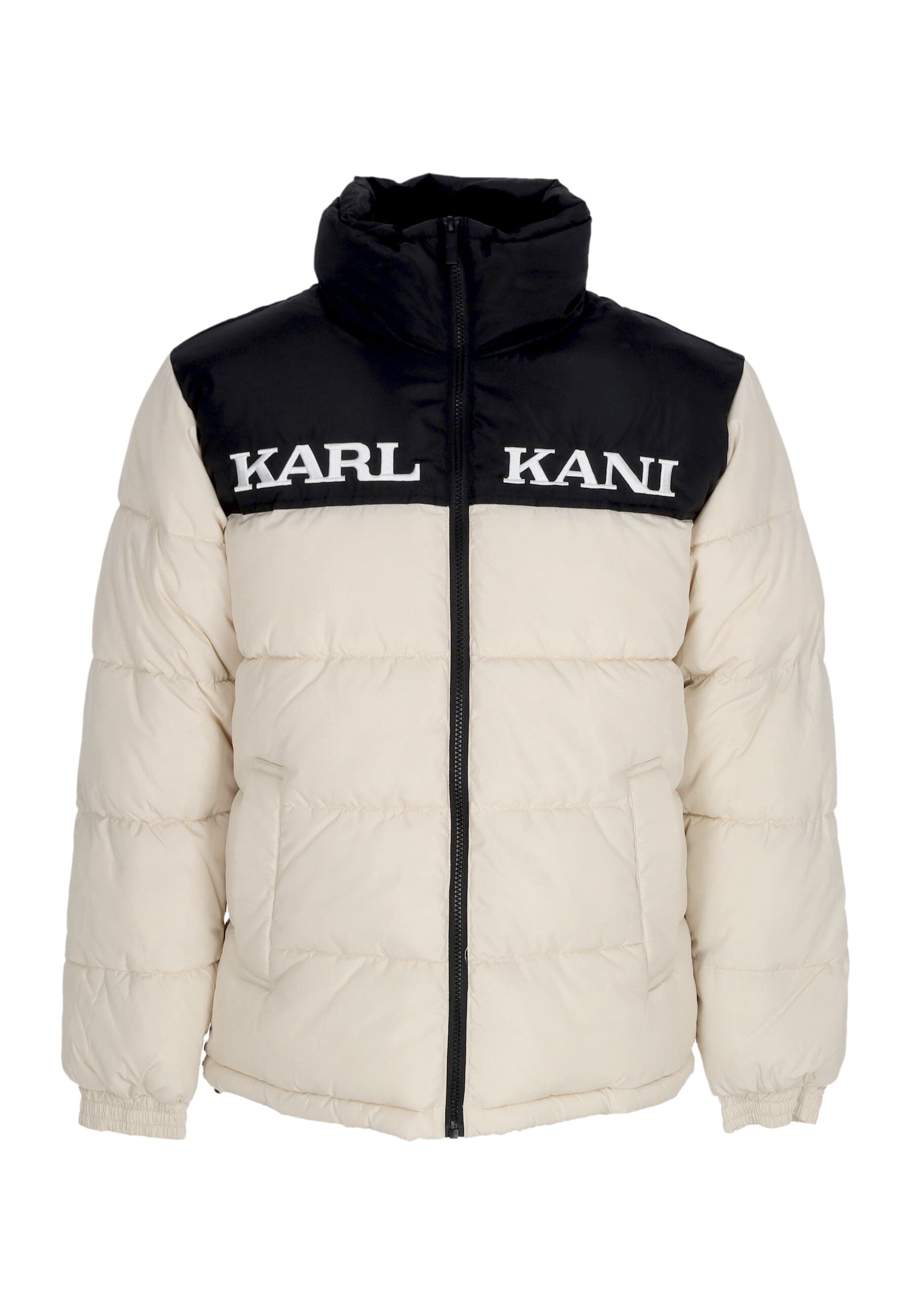 KARL KANI Piumino Uomo Retro Essential Puffer Jacket Light Sand - 5