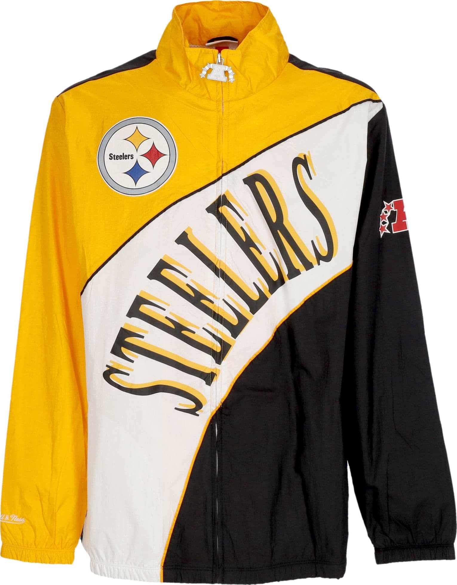 MITCHELL & NESS Giacca a Vento Uomo Nfl Arched Retro Lined Windbreaker Pitste Multi/white