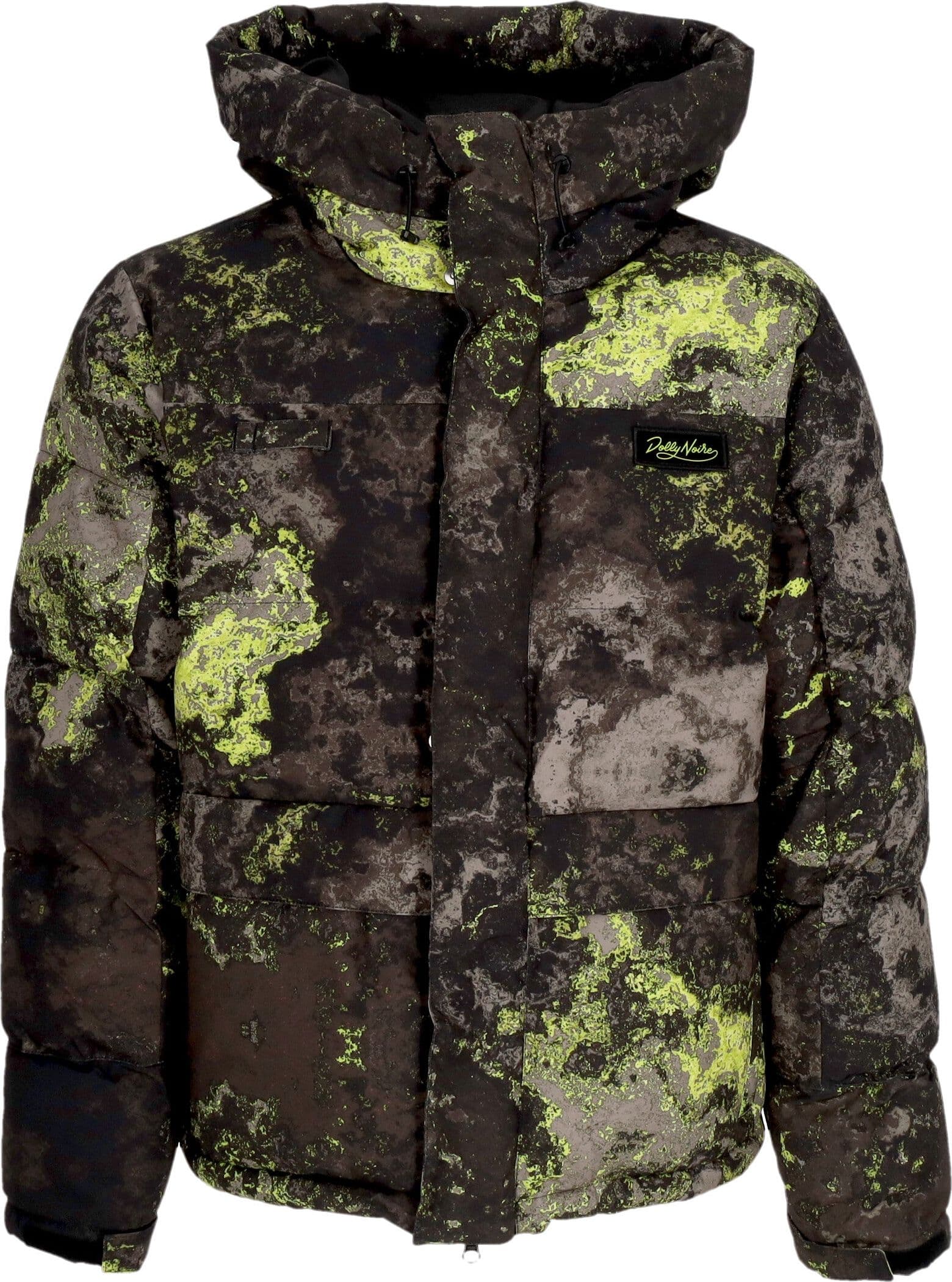 DOLLY NOIRE Piumino Uomo Leshen Dark Chemical Padded Jacket Dark Camo