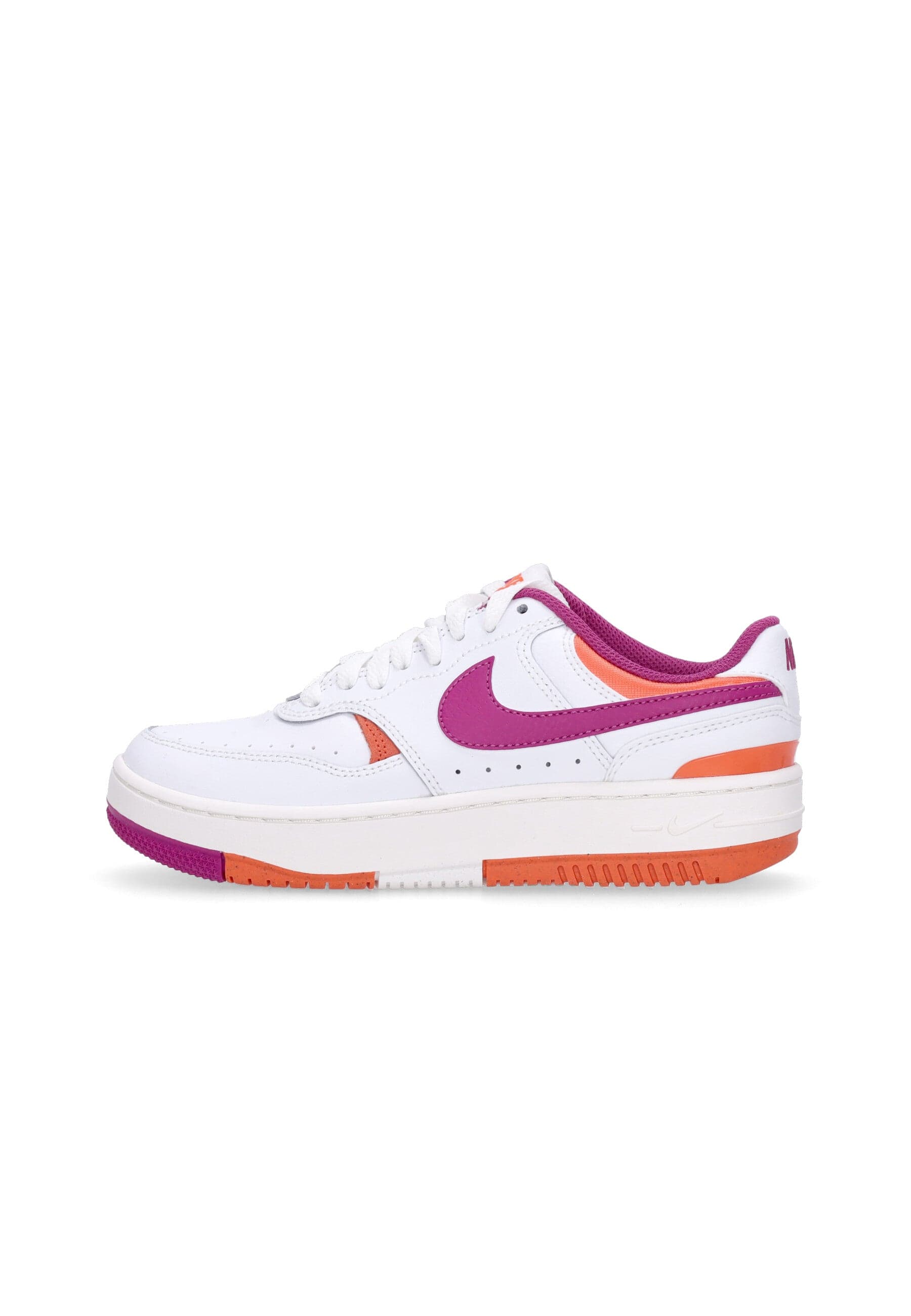 Nike Scarpa Bassa Donna Wmns Gamma Force White/hot Fuchsia/wild Mango/sail - 7