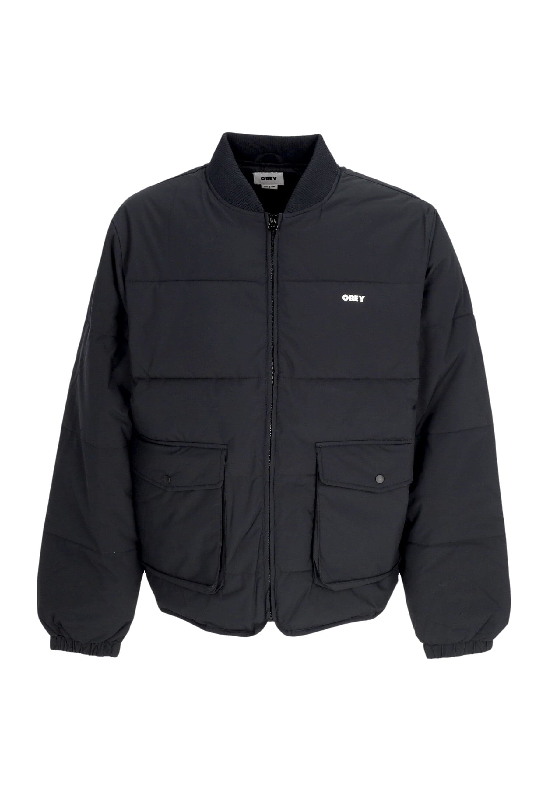 OBEY Piumino Uomo Charlie Jacket Black - 5