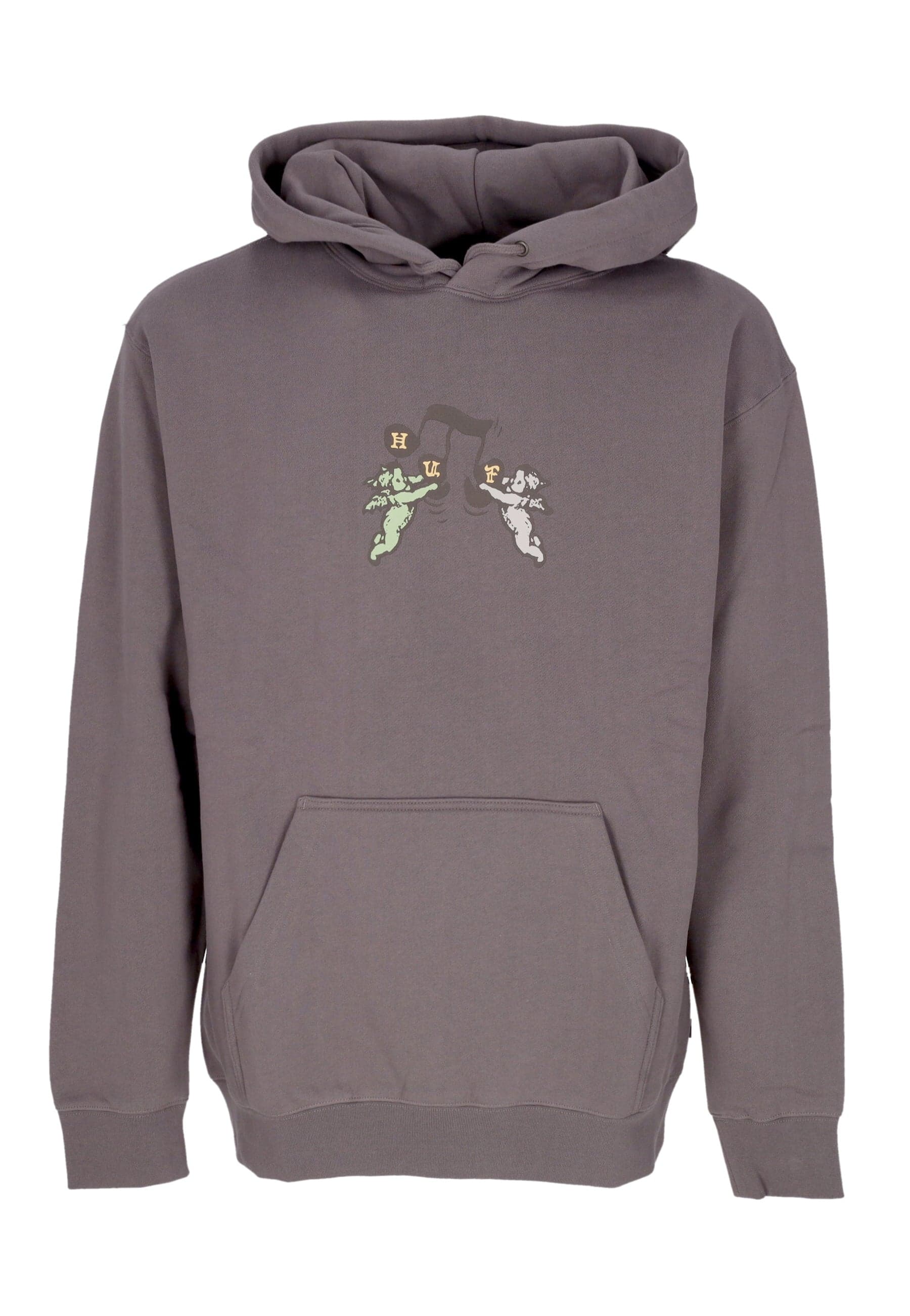 HUF Felpa Cappuccio Uomo Song Po Hoodie Light Plum - 3