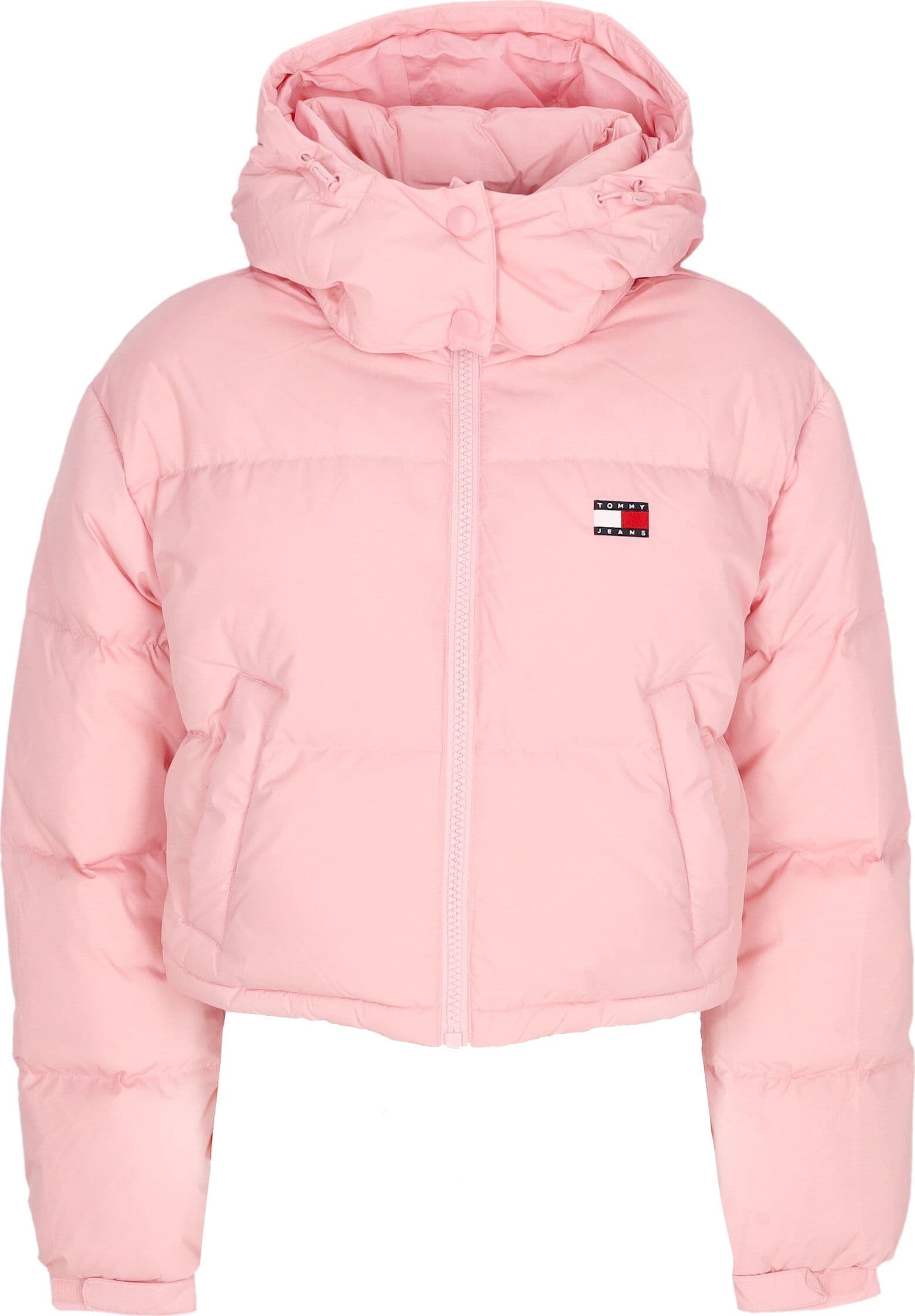 Tommy Hilfiger Piumino Donna Crop Alaska Puffer Ballet Pink