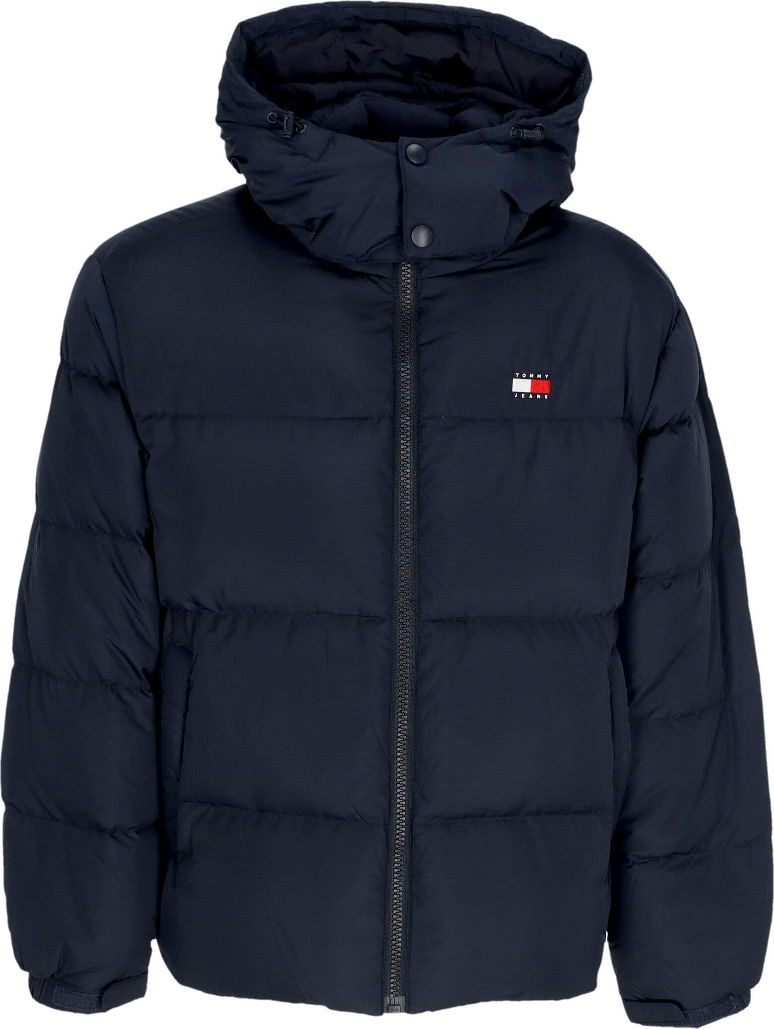 Tommy Hilfiger Piumino Uomo Flag Back Alaska Puffer Ext Dark Night Navy