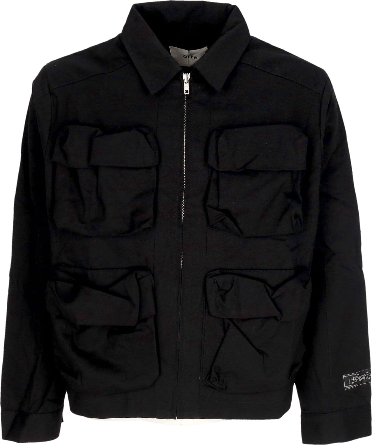 ARTE Giubbotto Uomo 3d Pockets Nylon Jacket Black