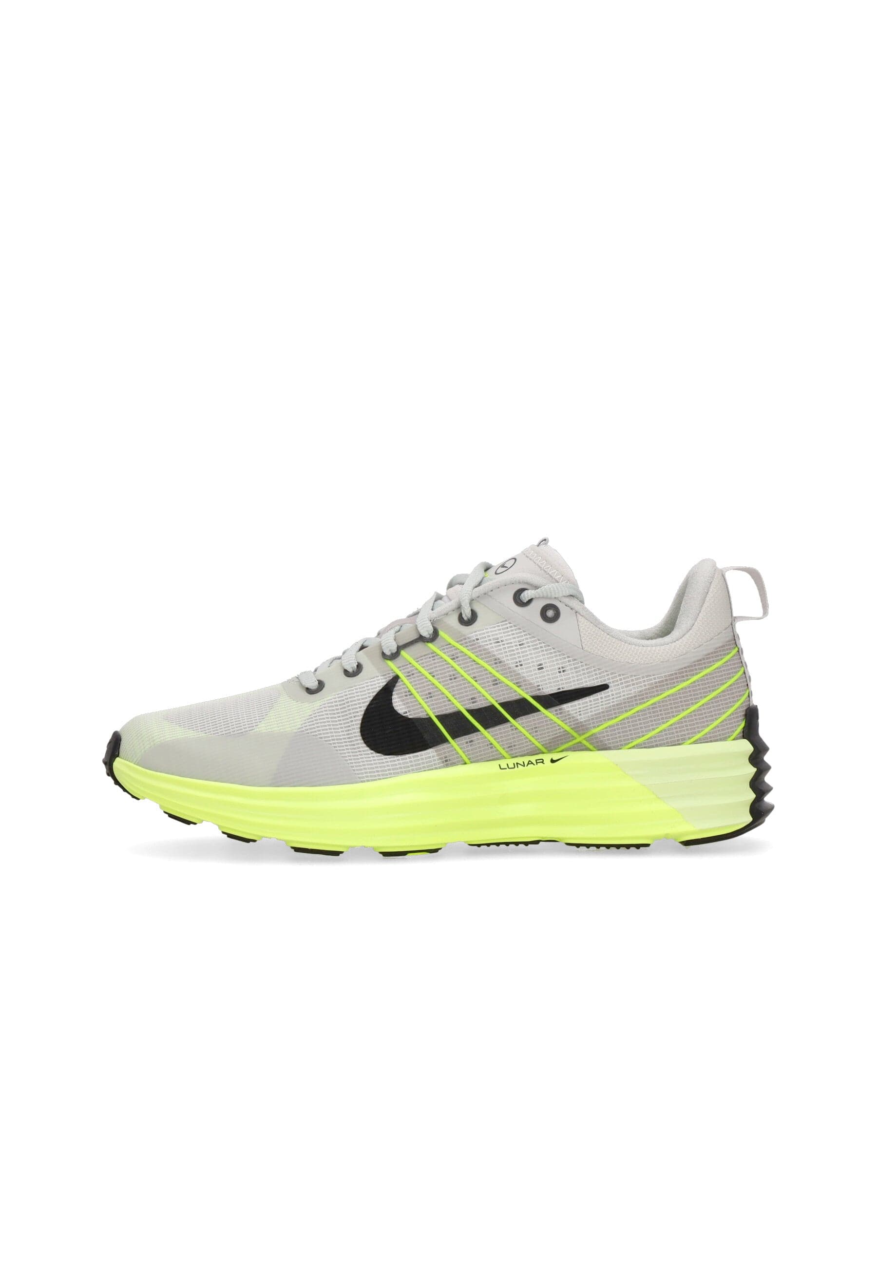 Nike Scarpa Bassa Uomo Lunar Roam Neutral Grey/black/volt/photon Dust - 7