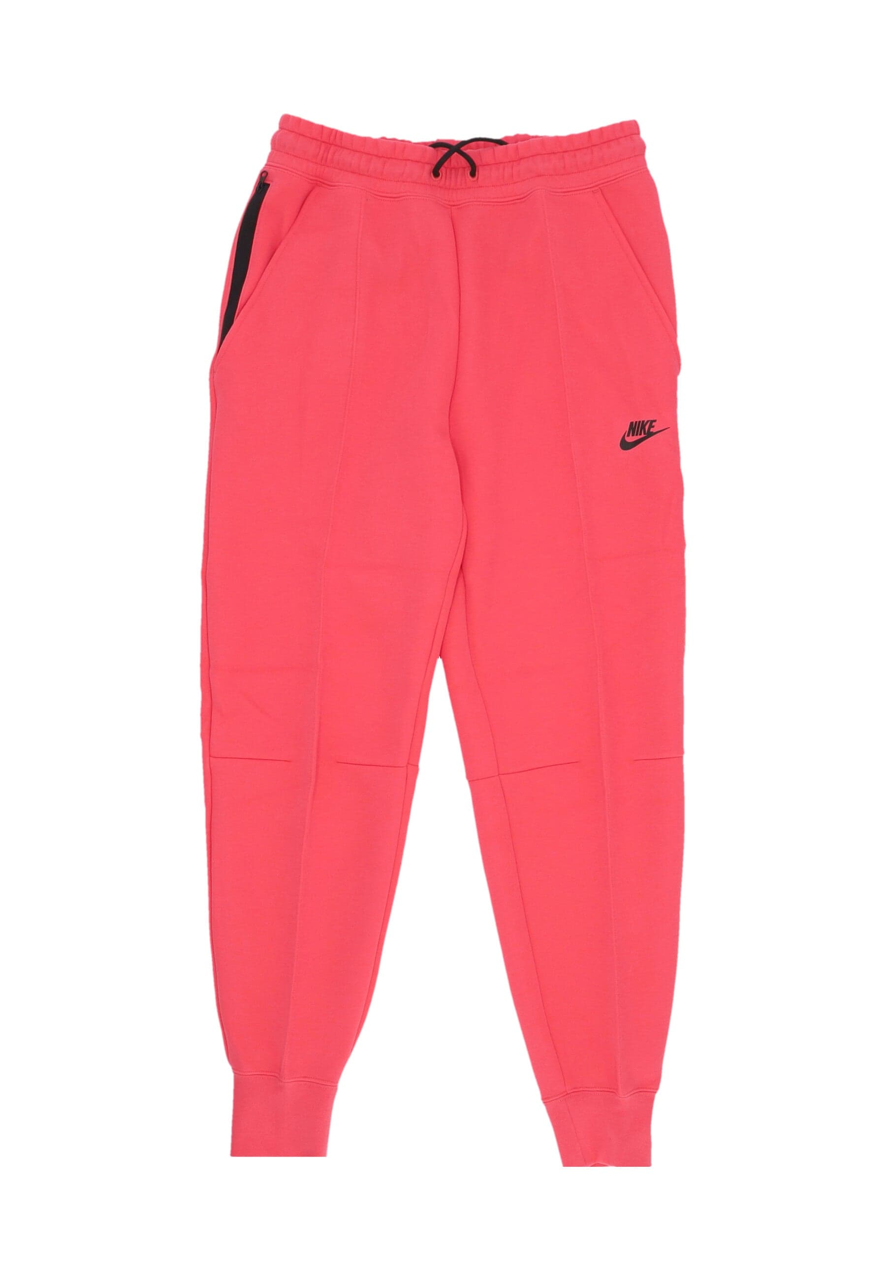 Nike Pantalone Tuta Leggero Donna W Sportswear Tech Flecce Mid-rise Jogger Aster Pink/black - 4
