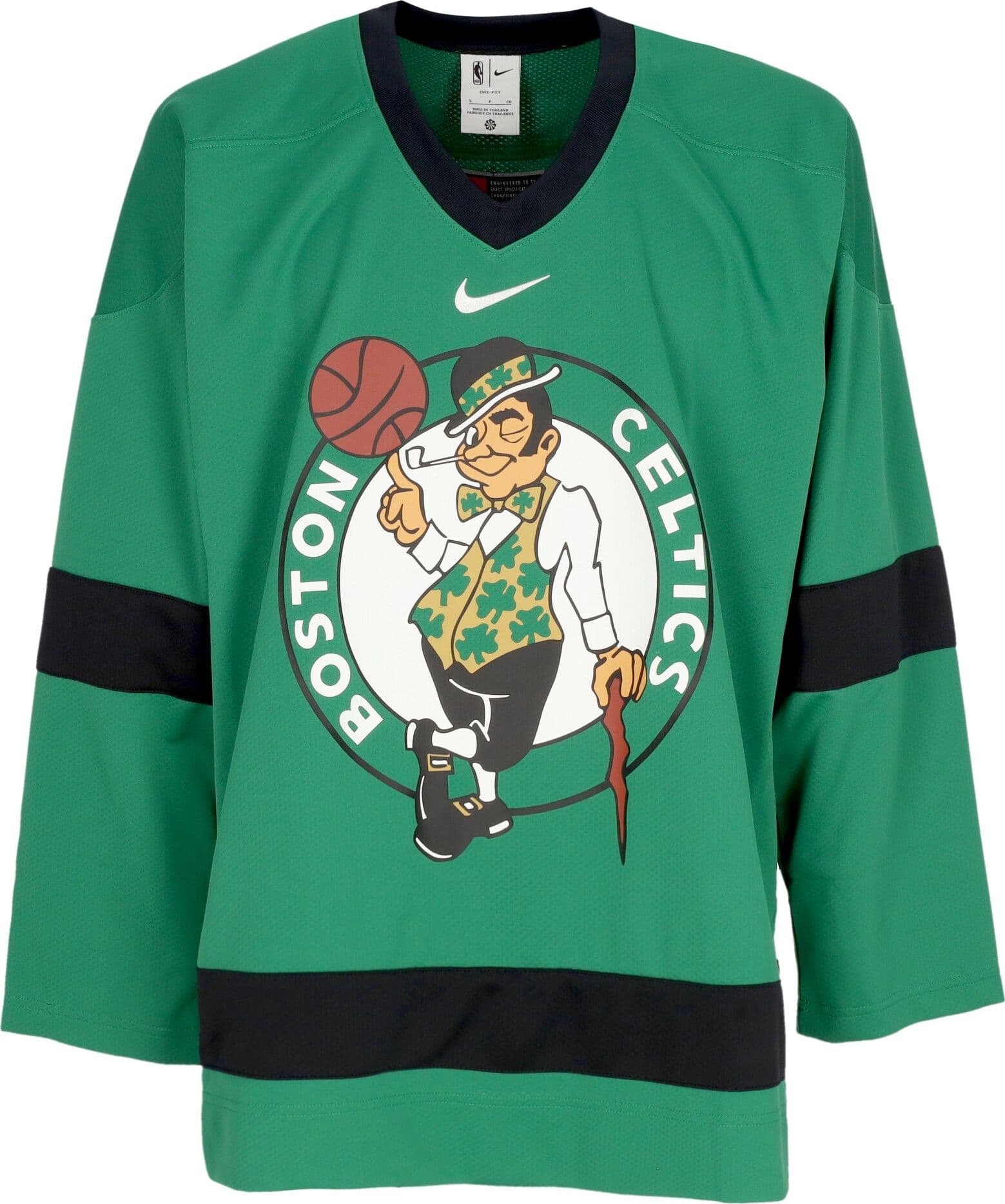 NIKE NBA Casacca Uomo Nba Courtside Hockey Jersey Boscel Clover/black/white