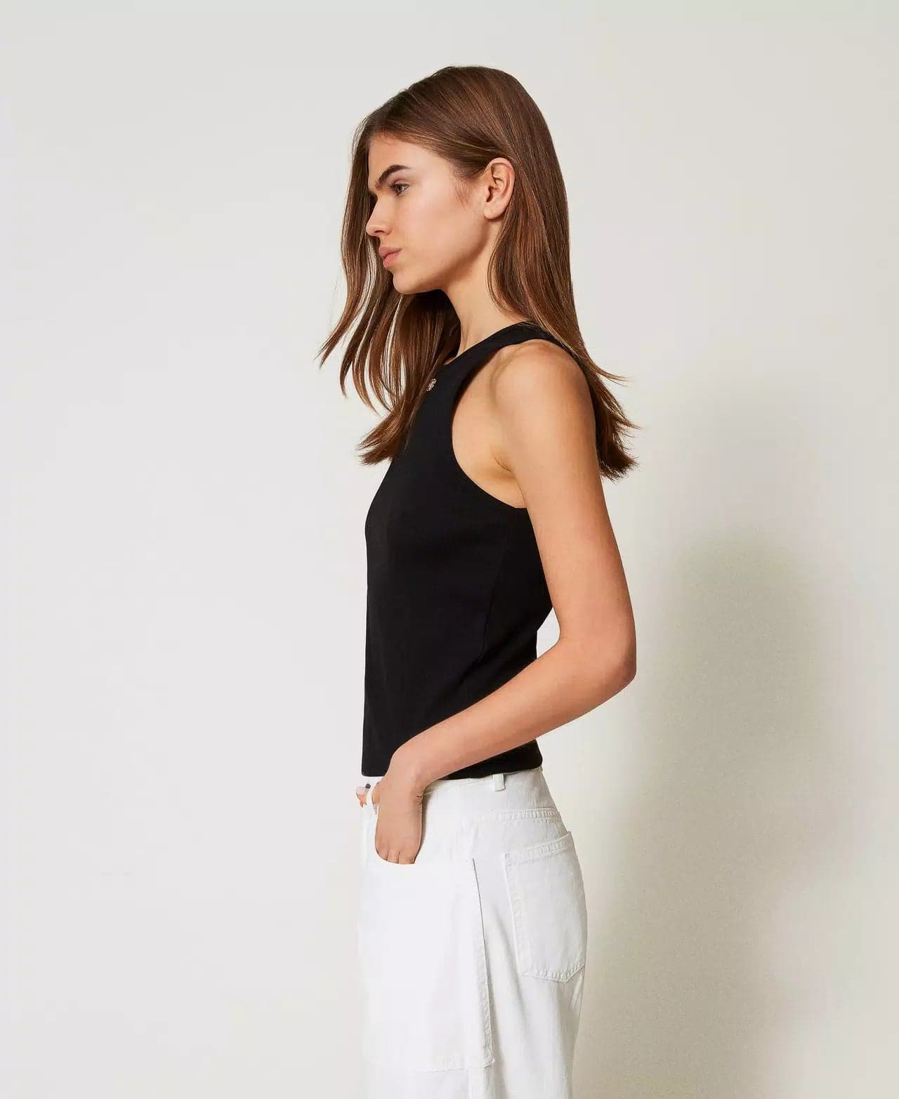 Twinset Canotta donna T-shirt donna in Canotte e top Broadway Red - Barletta, commercioVirtuoso.it