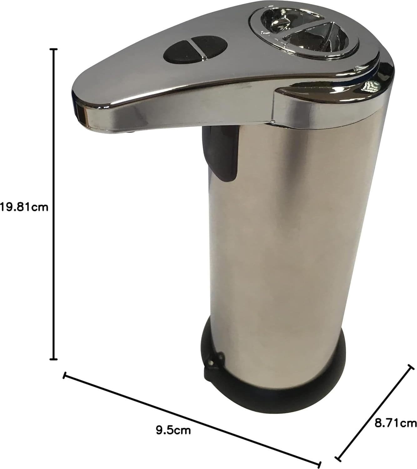 DISPENSER DI SAPONE LIQUIDO AUTOMATICO CON SENSORE EROGATORE SAPONE MANI BAGNO 59385 - 17