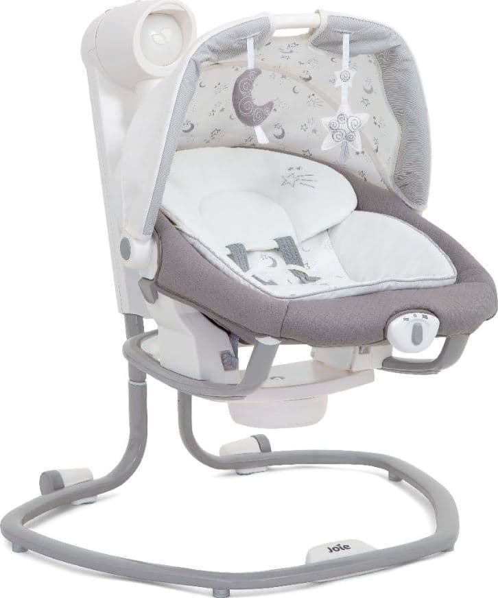 Sdraietta Joie Serina 2 in 1 – Bianco/grigio stelle
