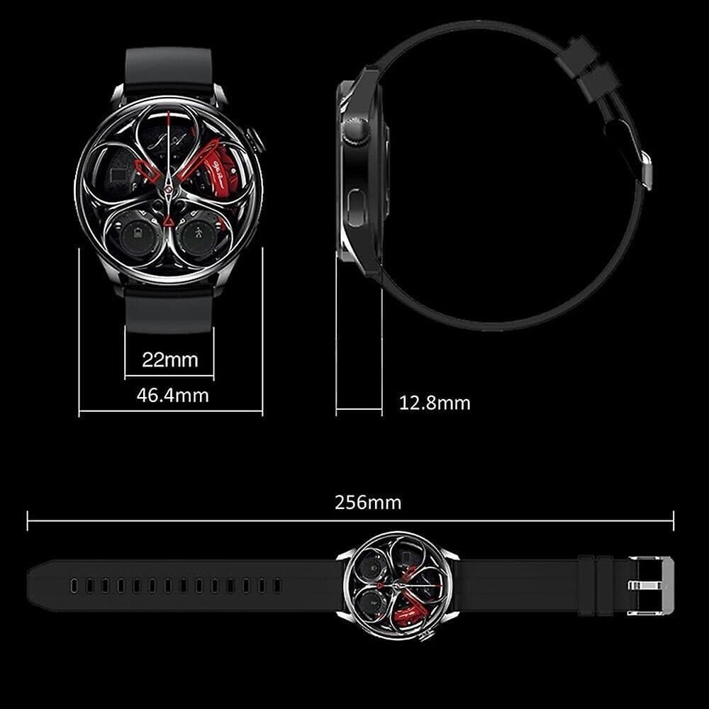 SMARTWATCH OROLOGIO INTELLIGENTE GT5 CHIAMATE SMS BLUETOOTH 5.0 SPORT SOCIAL CHAT - 3