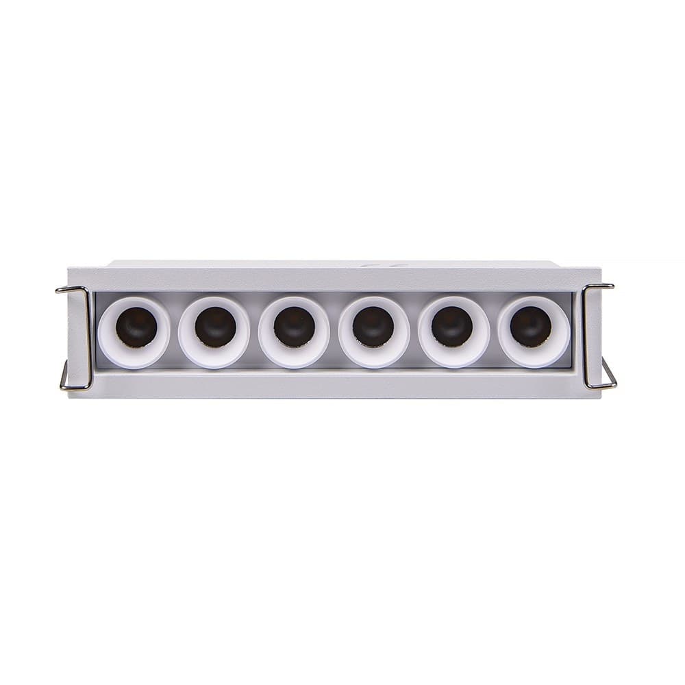 FARETTO LED RETTANGOLARE DA INCASSO BIANCO 11W LUCE CALDA NATURALE FREDDA XTD-6-B - 9