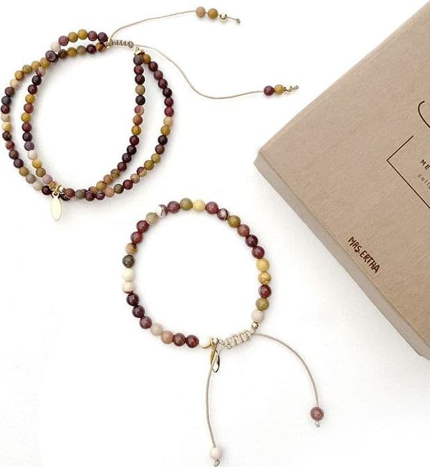 Bracciale Mrs Ertha Me & Mom – Marrone & Beige