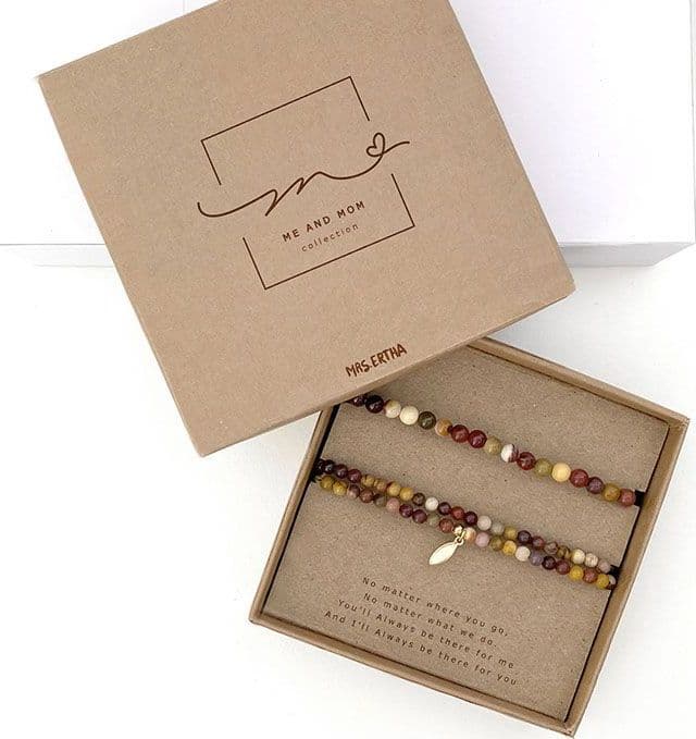 Bracciale Mrs Ertha Me & Mom – Marrone & Beige