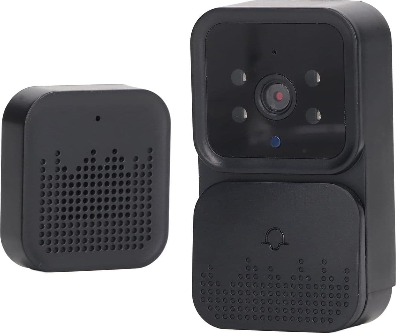 VIDEOCITOFONO CAMPANELLO SENZA FILI DA ESTERNO IMPERMEABILE IP67 SCHERMO IPS 4,3'' - 10