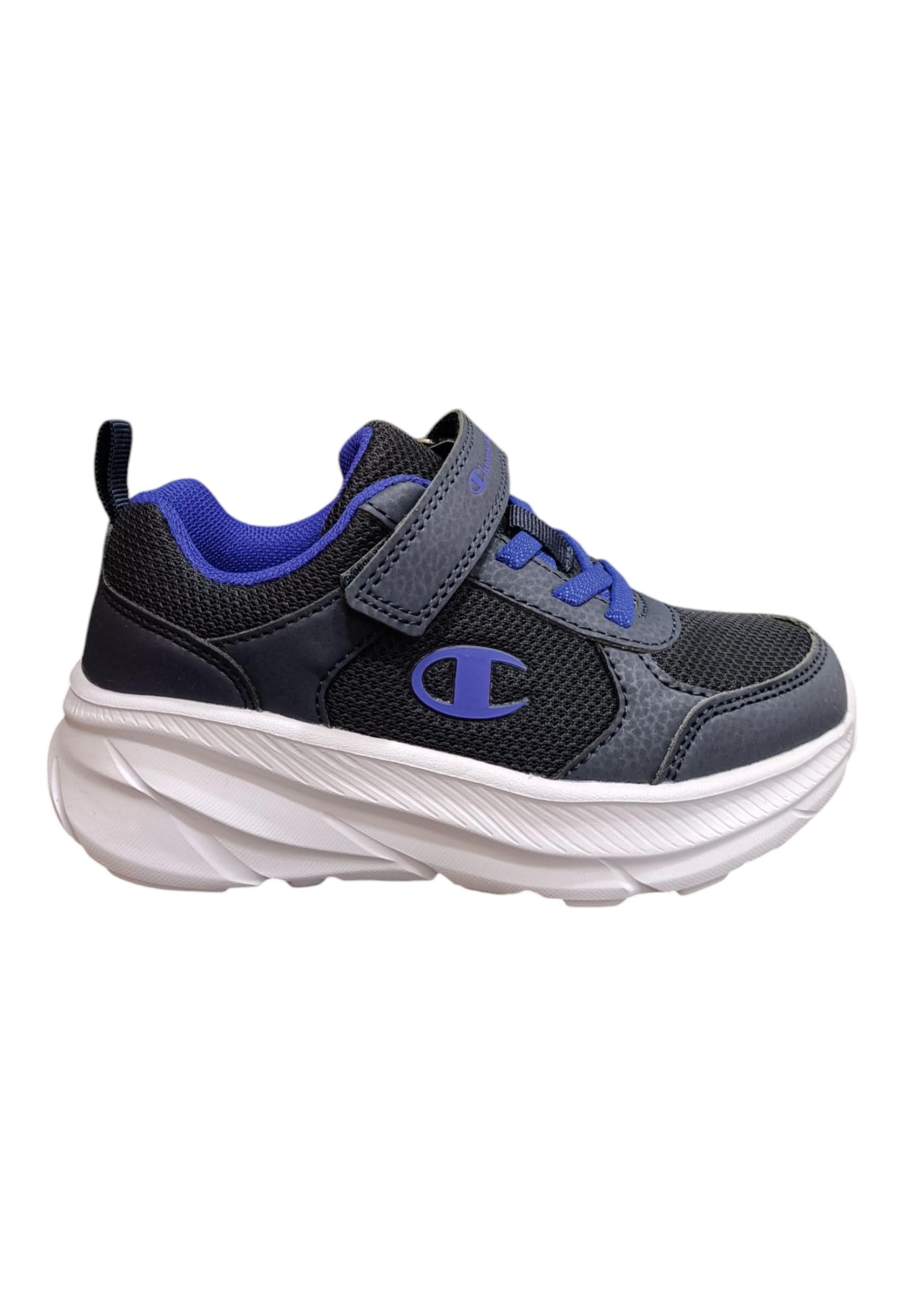Scarpe sneakers Bambini e ragazzi Champion hero  blue-bianco laccio elastico e velcro - 11