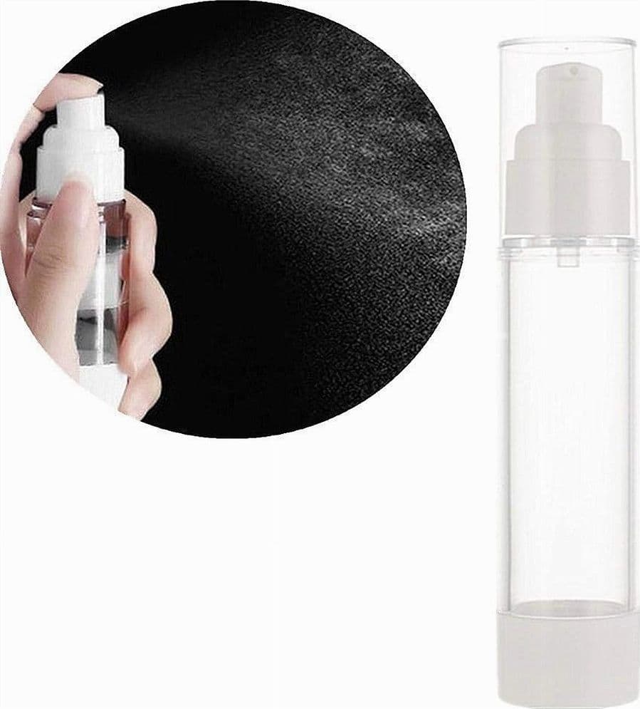 SET 2 PZ BOTTIGLIA DA VIAGGIO VUOTA FLACONE PER POMPA AIRLESS A SPRAY 30ML 79404 - 4