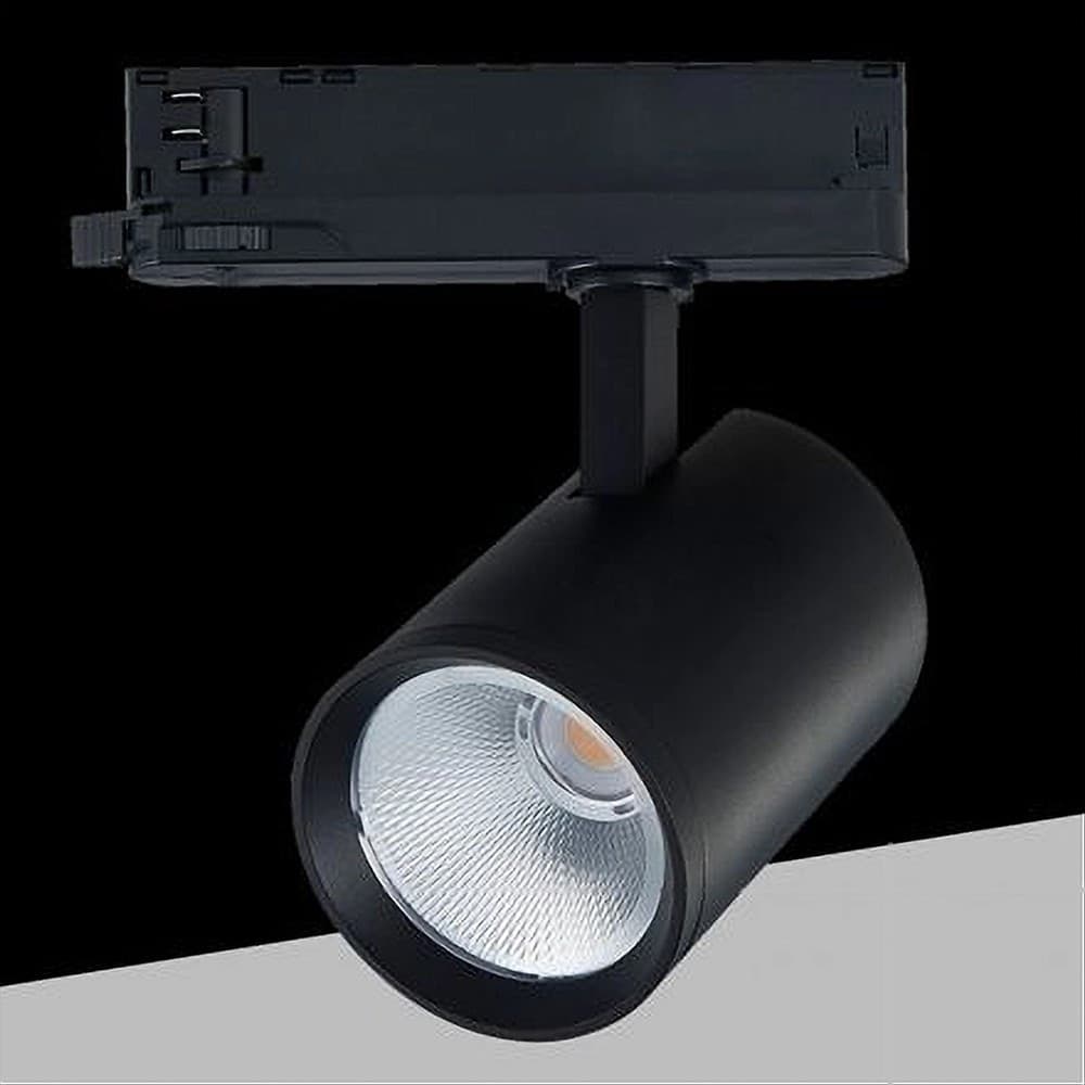 FARETTO LED 40 W PER BINARIO TRACK TRIFASE FARO LUCE NATURALE 4000K IP20 PT4-40W - 6