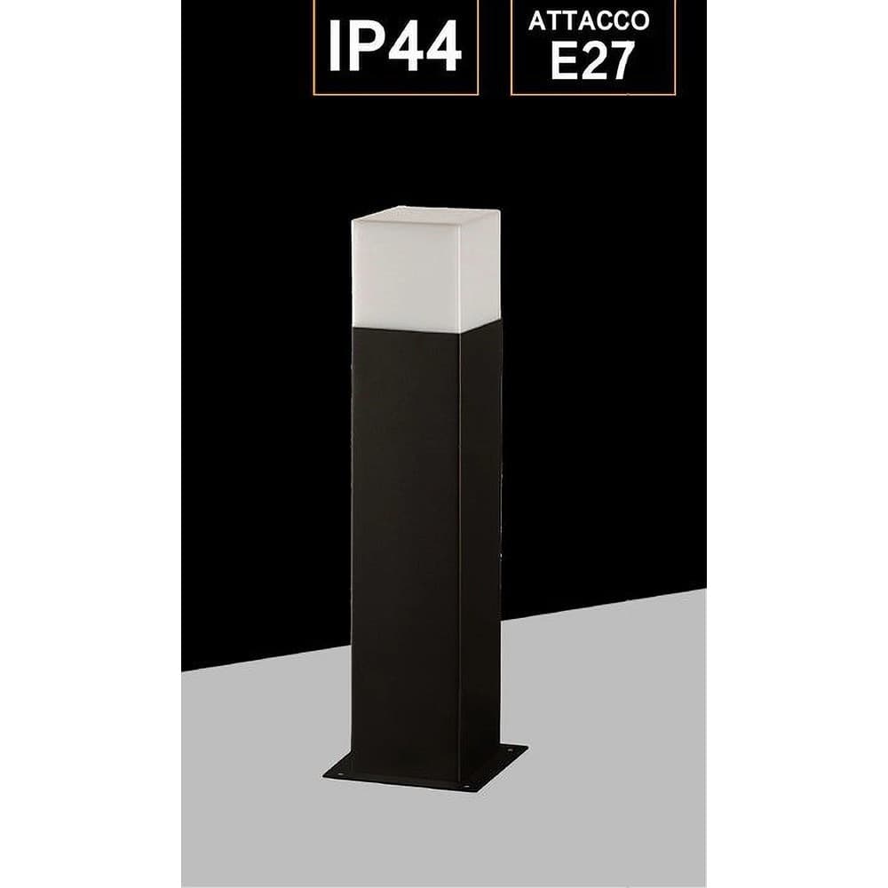 LAMPIONE ESTERNO IN ALLUMINIO ATTACCO E27 LAMPADA DA TERRA LAMPIONCINO IP44 B440 - 2