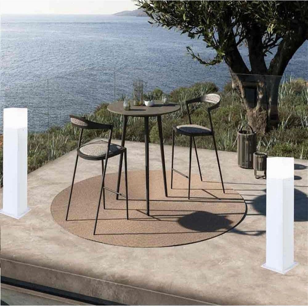 LAMPIONE ESTERNO IN ALLUMINIO ATTACCO E27 LAMPADA DA TERRA LAMPIONCINO IP44 B440 - 12