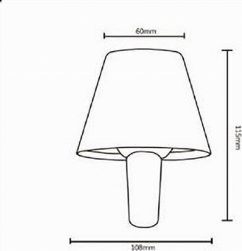 LUME TESTA LUMETTO LED 2.8 W RICARICABILE DIMMMERABILE CCT 3 COLORI LUCE D10-3C - 6