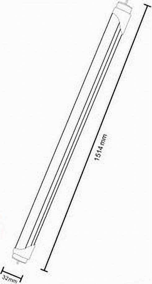 TUBO NEON LED T8 OPACO 32 WATT CONNESSIONE BILATERALE LUCE 6500K 4000K T8-32W-O - 4