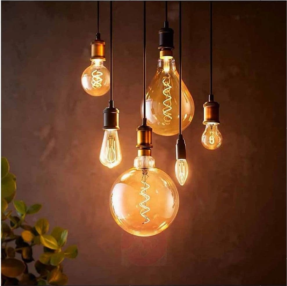 LAMPADARIO PORTALAMPADA A SOSPENSIONE PER LAMPADINE E27 PENDENTE 2 METRI E27-2M - 15