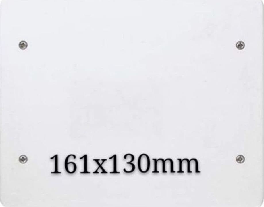 COPERCHIO DI RICAMBIO CON VITI PER CASSETTA DERIVAZIONE 161X130MM MIS. 5 FG10315 - 2