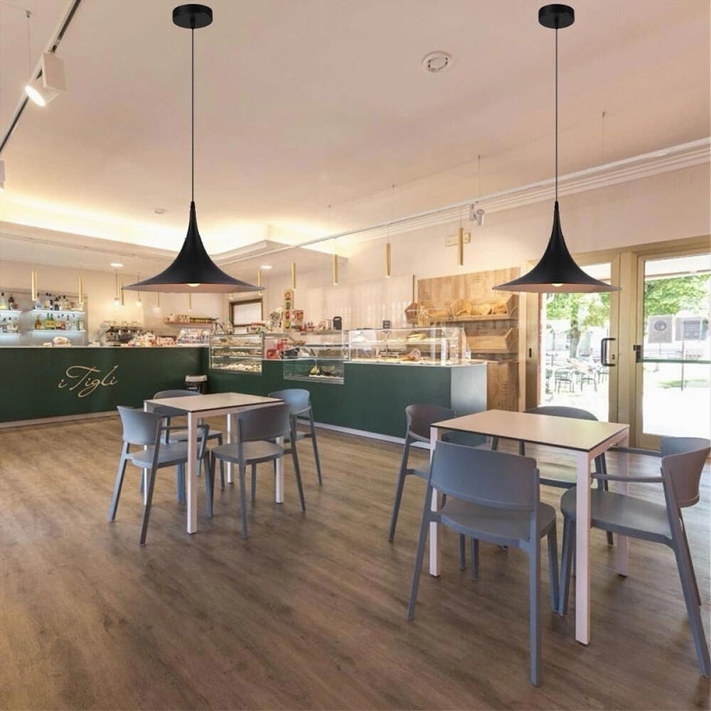 LAMPADARIO A SOSPENSIONE STILE CONTEMPORANEO IN METALLO DECORATIVO LUCE E27 B98 - 15