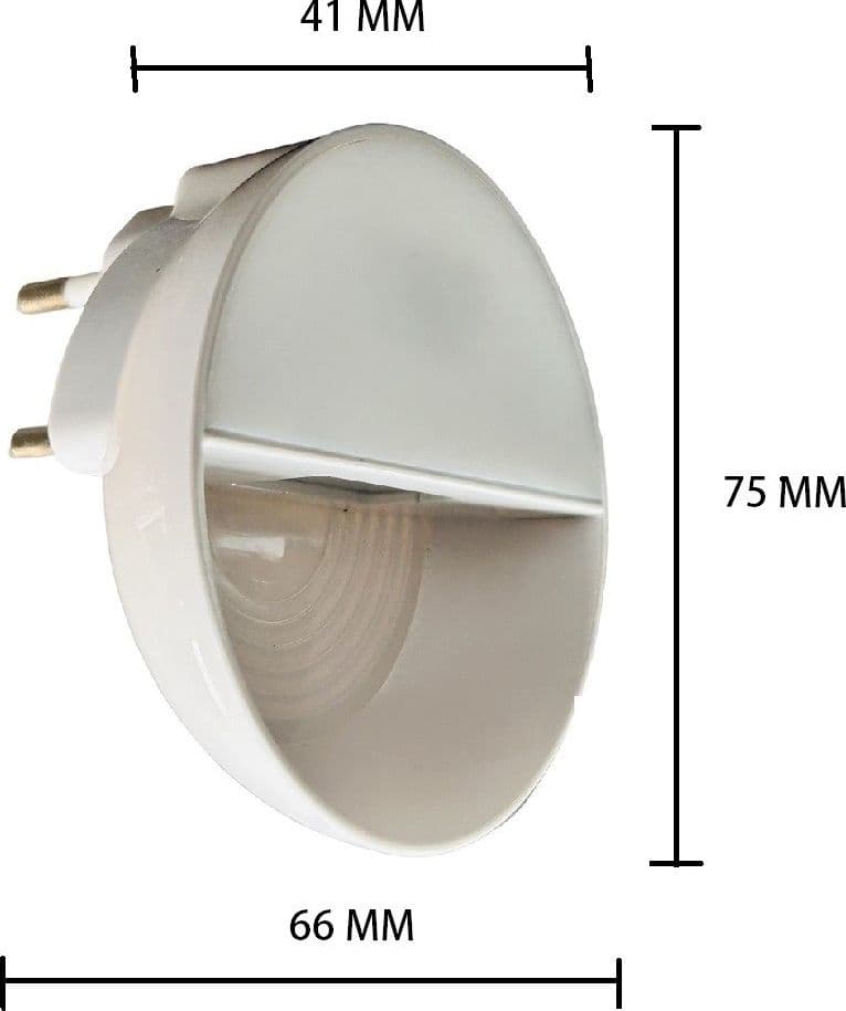 LAMPADA LED CON SPINA LUCE NOTTURNA SEGNAPASSO SENSORE MOVIMENTO 0.4W XGGYD-002 - 8