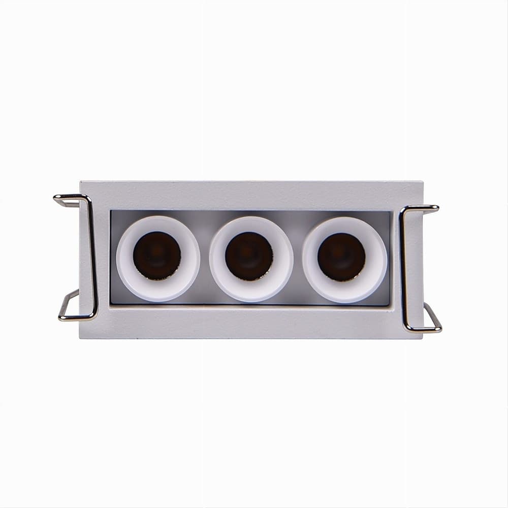 FARETTO LED RETTANGOLARE DA INCASSO 6WATT LUCE 3000K 6000K 4000K MODERNO XTD-3-B - 9