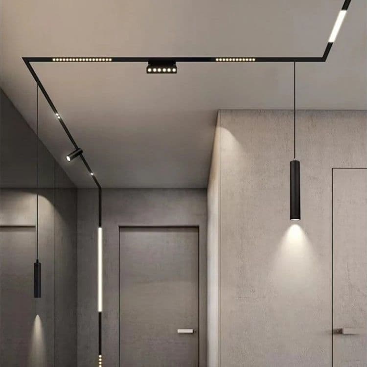 FARETTO BARRA LED 24W MAGNETICO PER BINARIO MONOFASE 48V LUCE 3000K 4000K FR-24W - 6