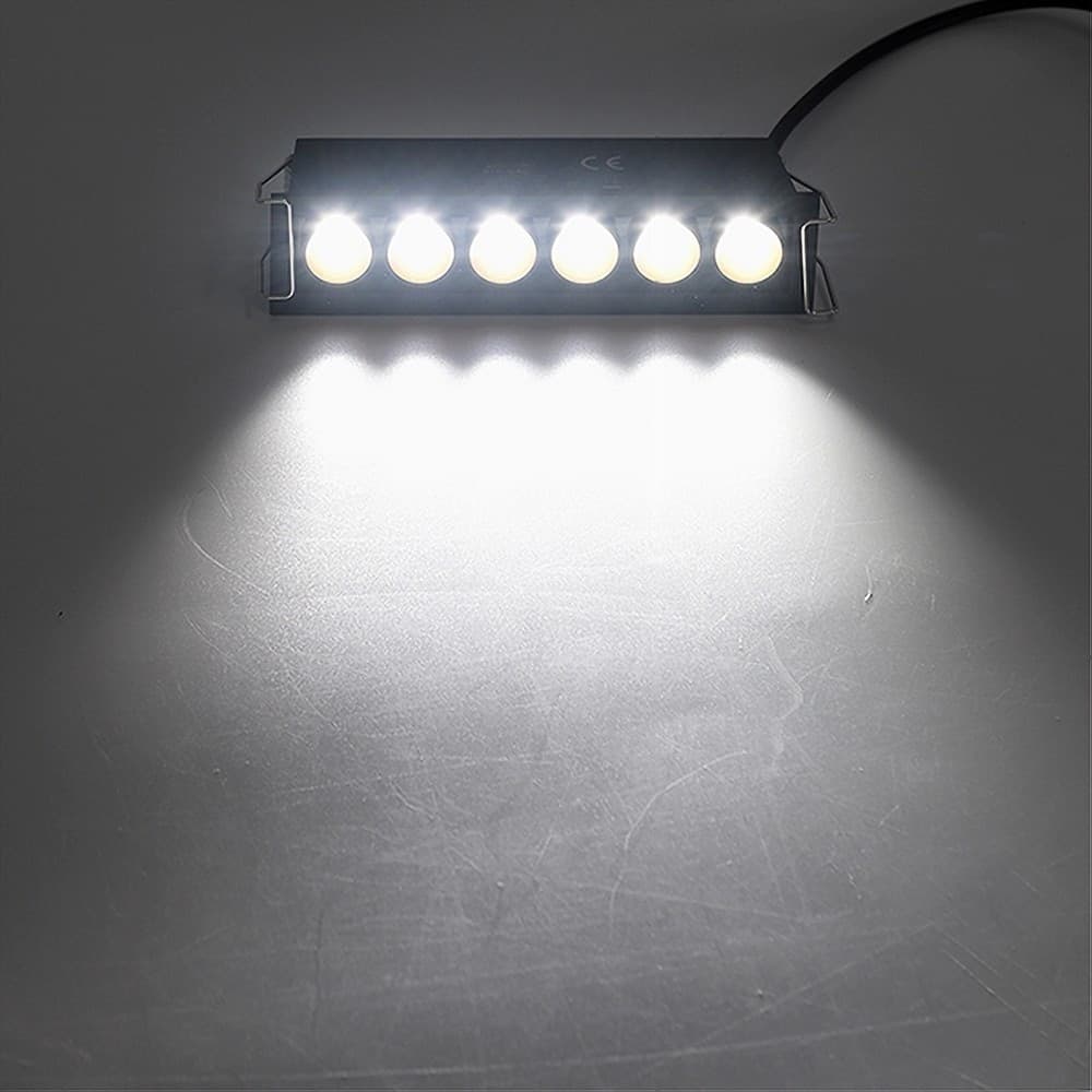 FARETTO LED RETTANGOLARE INCASSO 11W LUCE 6000K 4000K 3000K MODERNO NERO XTD-6-N - 9