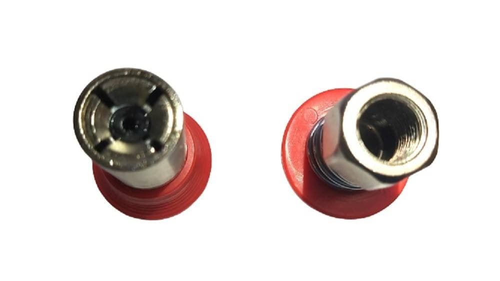 KIT 2PZ UGELLO ACCOPPIATORE INGRASSATORE POMPA GRASSO AUTOBLOCCANTE MOLLA 07442 - 8