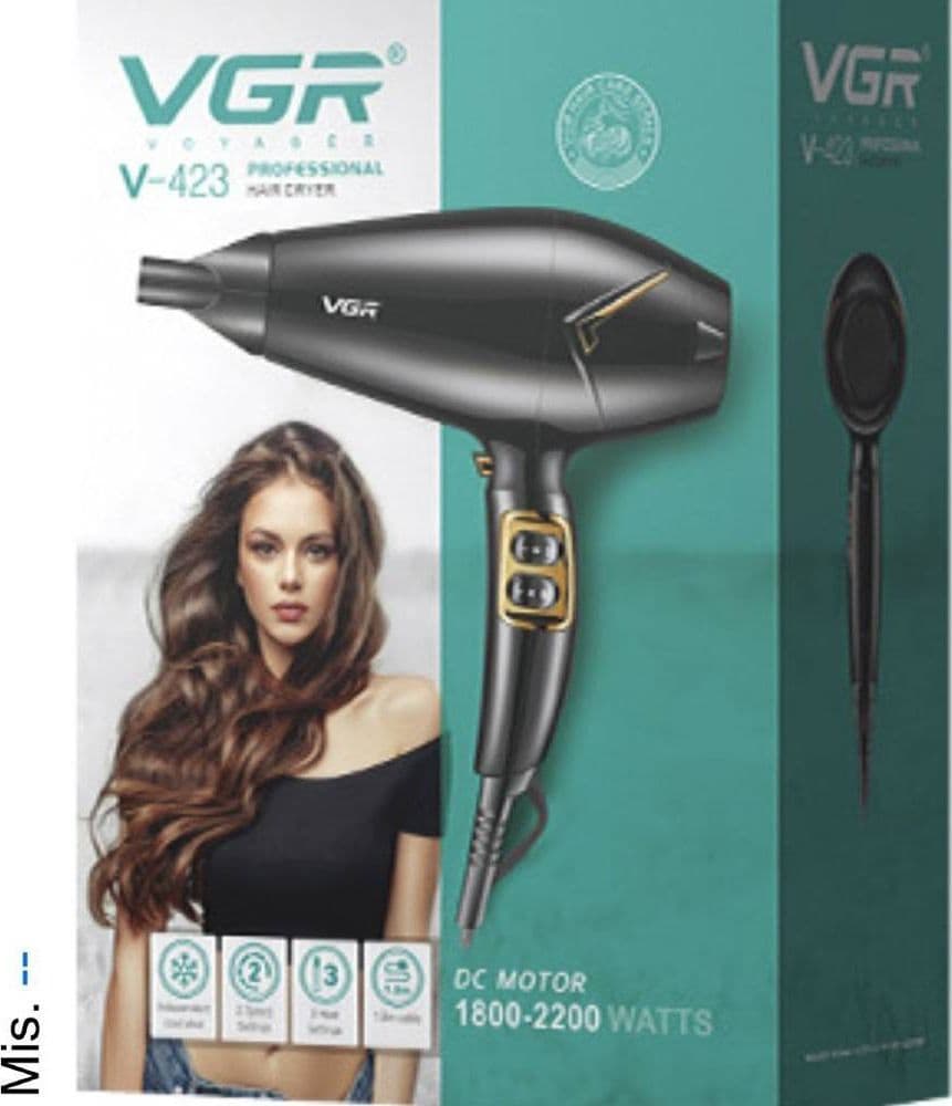 ASCIUGACAPELLI PHON PROFESSIONAL 2200W ASCIUGA CAPELLI DOPPIA FUNZIONE VELOCITà - 8