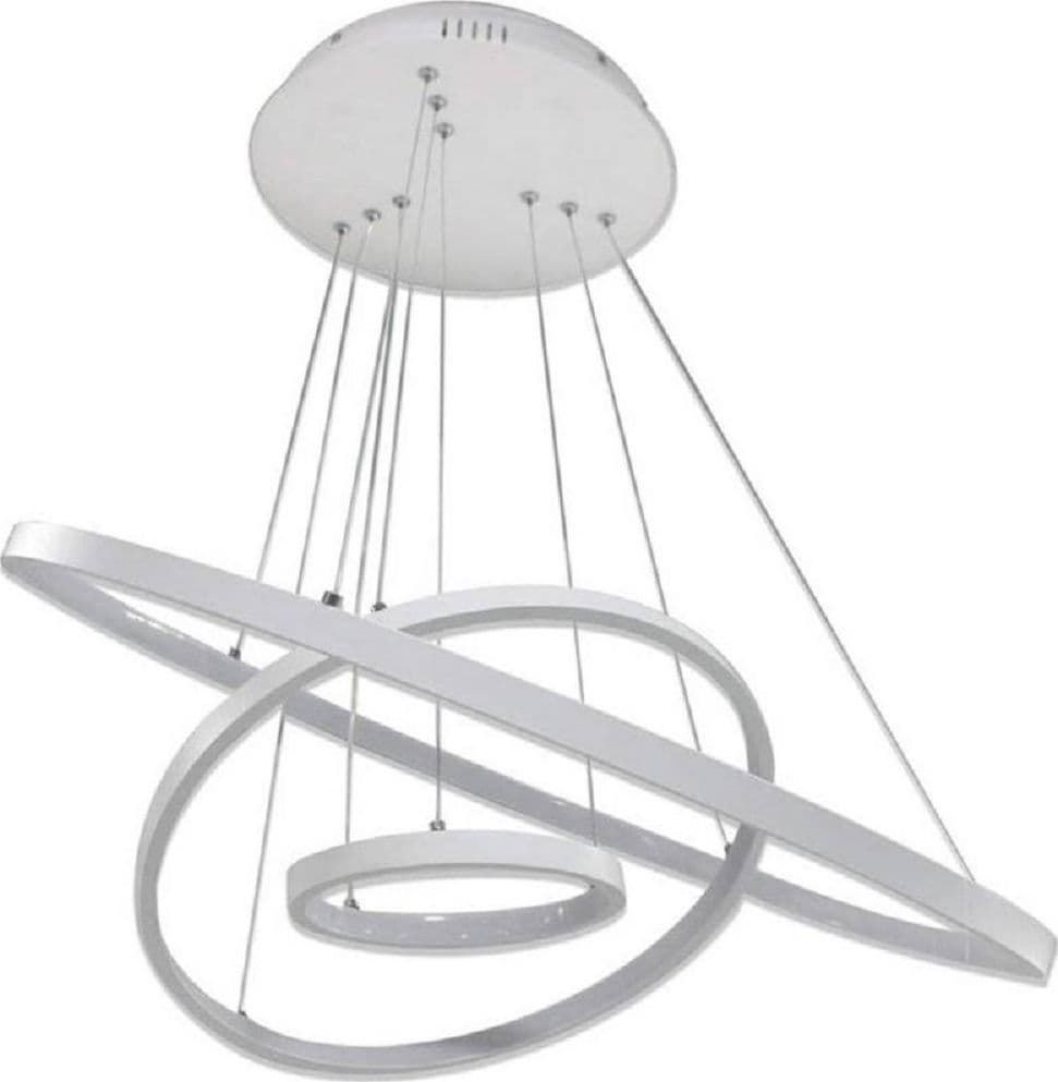 LAMPADARIO A SOSPENSIONE 51W A LED FORMA DI PIANETA BIANCO LUCE CALDA FREDDA A64 - 5
