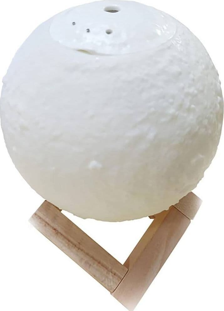 LAMPADA AD ULTRASUONI LUNA UMIDIFICATORE AROMATERAPIA DIFFUSORE LUCE NOTTURNA CASA - 5
