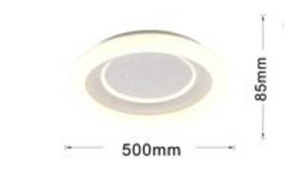 PLAFONIERA LED LAMPADARIO SOFFITTO 40 W BIANCO TRIPLA COLORAZIONE LUCE PN-29-3C - 3