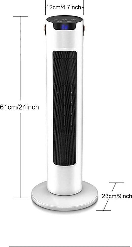 TERMOVENTILATORE STUFETTA ELETTRICA CERAMICO CALDO OSCILLAZIONE 60° 3 MODALITÀ - 8