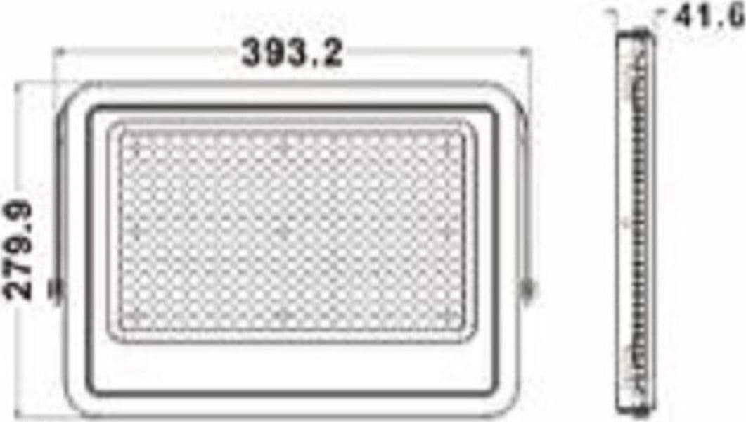 FARO LED 200 W ULTRA SLIM ESTERNO NERO IP65 LUCE FREDDA NATURALE CALDA FS200W-N - 6