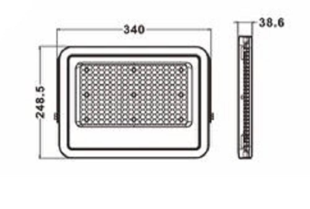 FARO LED 150 WATT PROIETTORE ESTERNO IP65 NERO LUCE 3000K 6500K 4000K FS150W-N - 5