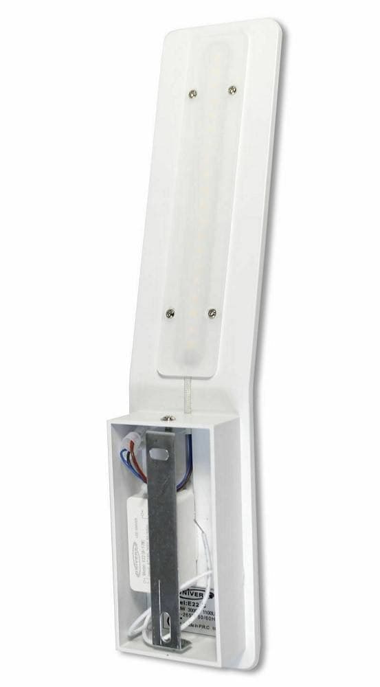 APPLIQUE 20 LED A PARETE 10W MODERNO LAMPADA LUCE FREDDA 6500K CALDA 3000K E22 - 5