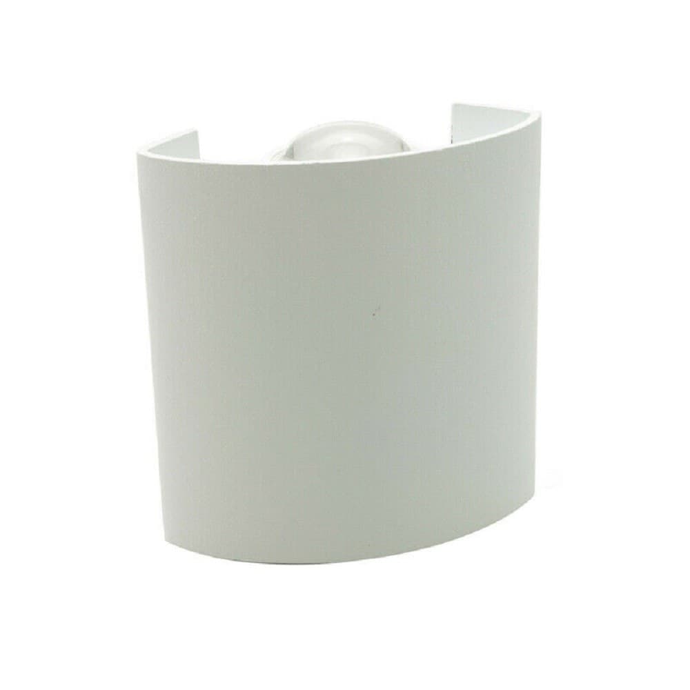 APPLIQUE DA PARETE OVALE LED COB ESTERNO 3W DOPPIA EMISSIONE LAMPADA IP65 ES48 - 7