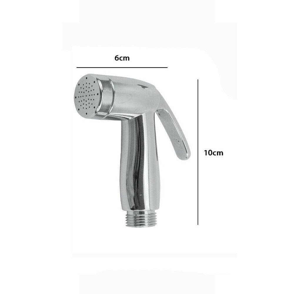 IDROSCOPINO IN ABS CROMATO CON PULSANTE SHUT/OFF PER PULIZIA DI WC BIDET 69307 - 2
